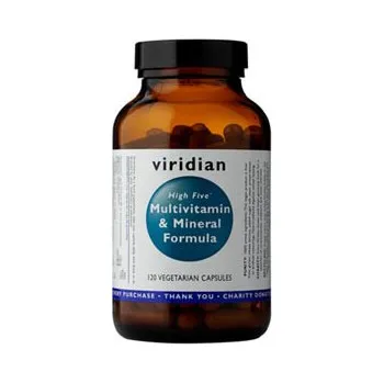 Zdraví VIRIDIAN nutrition High Five Multivitamin & Mineral Formula 120 kapslí
