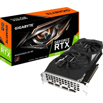 Grafická karta Gigabyte GeForce RTX 2070 Windforce 2X 8 GB 3.0 (GV-N2070WF2-8GD)
