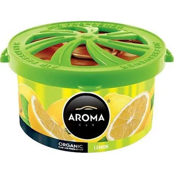 Vůně do auta Osvěžovač AROMA CAR ORGANIC 40g CITRON