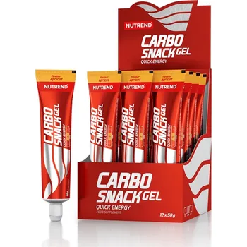 Nutrend CARBOSNACK gel - 12x 50g, meruňka