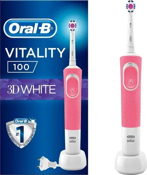 Elektrický zubní kartáček Oral-B Pink 3DW Vitality 100