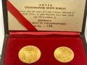 Sada zlatých dukátů Jsem ražen z českého kovu 1974 ARTIA