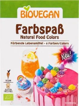 Biovegan Potravinářské barvivo Bio 6 x 8 g
