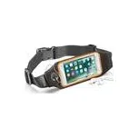 Sportovní pouzdro CellularLine WAISTBAND, SUMMER EDITION, s průhledem a kapsou na příslušenství, design Melange