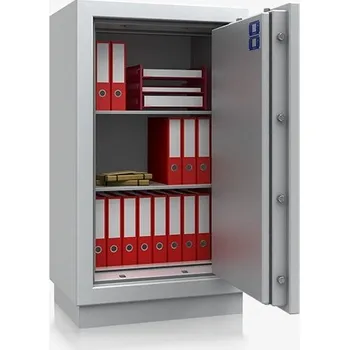 Trezor ISS Ohnivzdorný trezor PRAG 46103 - barva tmavě šedá RAL 7024 - zámek se dvěma klíči