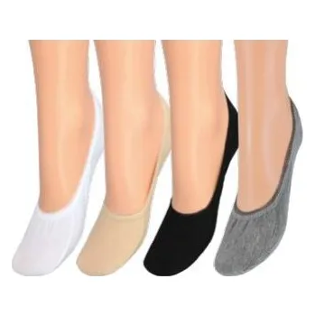 Dámské ponožky Bavlněné ťapky NOVIA B-3 UNI (24-27) černá