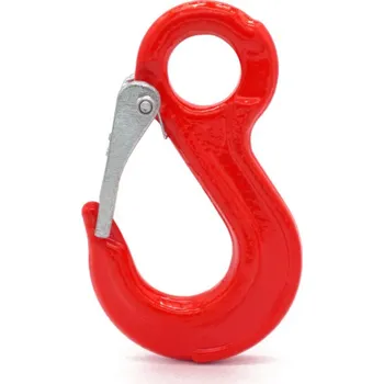 zvedák Hák s okem a pojistkou G8 (HNO) Nosnost: 12,5 t