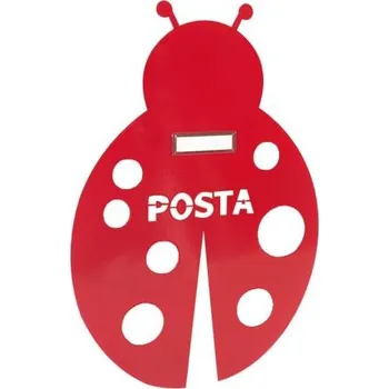 Poštovní schránka Alubox MIA Ladybug - výměnný kryt pro poštovní schránky MIA box, beruška