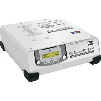 Nabíječka autobaterie Multifunkční nabíječka autobaterií GYS GYSFLASH 50.12 HF FV (2,5m kabely)