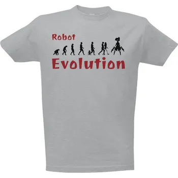 Pánská móda Tričko s potiskem Robot Evolution pánské