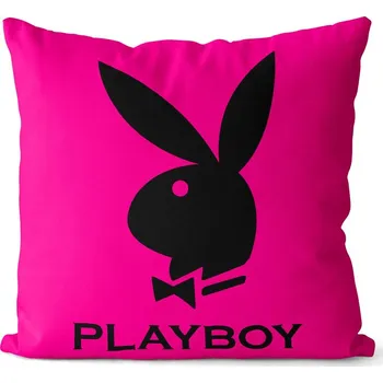 Dekorativní polštářek Polštářek Playboy Pink (Velikost: 40 x 40 cm)
