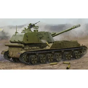 Plastikový model Trumpeter 1/35 2X3 152mm Self-Propeller