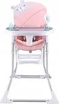 Eco Toys Jídelní židlička růžová s…