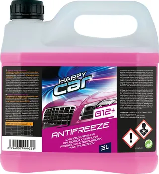 Nemrznoucí směs do chladiče Happy Car Antifreeze G12+ 3 l