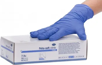 Vyšetřovací rukavice Hartmann Peha-soft nitrilové nepudrované
