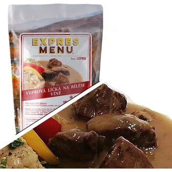Hotové jídlo Expres Menu Vepřová líčka na bílém víně 600 g