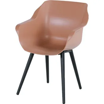 Jídelní židle Sophie Studio - jídelní židle Hartman plastová s ALU podnoží Sophie - barva židle: Terra