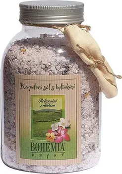 Koupelová sůl Bohemia Gifts & Cosmetics Natur relaxační s ibiškem 1200 g