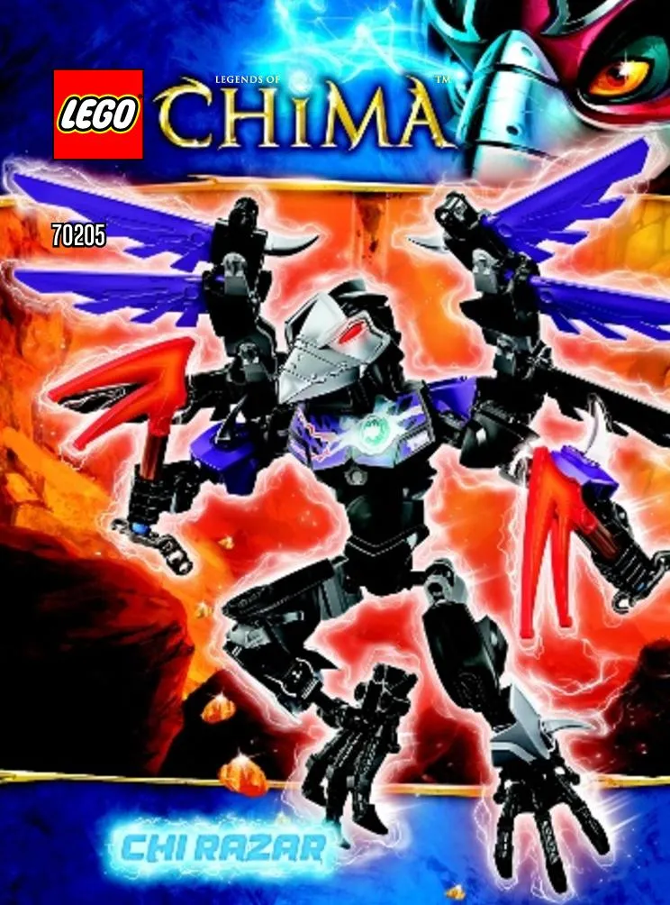 Navod na stavbu LEGO Chima Chi Razar 70205 Zbozi.cz