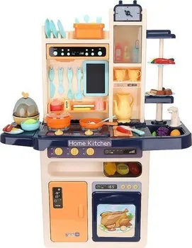 dětská kuchyňka ISO Kuchyňka XXL 9571 se zvuky a tekoucí vodou modrá