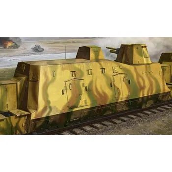 Plastikový model Trumpeter 1/35 Geschutzwagen (Cannon Car)