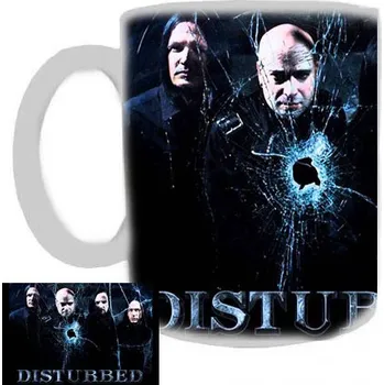 Disturbed - hrnek bílý