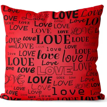 Dekorativní polštářek Polštář Love (Velikost: 40 x 40 cm)