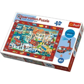 Puzzle Trefl Hledání předmětů Hasiči 70 dílků