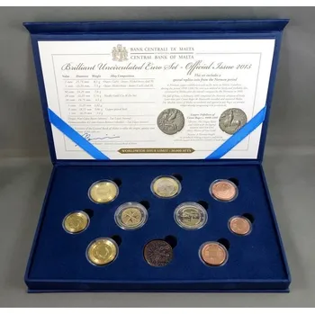 (2012) Set 10 ks mincí v kazetě + certifikát (BU); sada € + replika