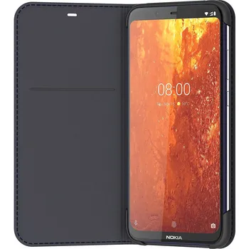 Pouzdro na mobilní telefon Recenze Nokia CP-281 Slim Flip pro Nokia 8.1 modré