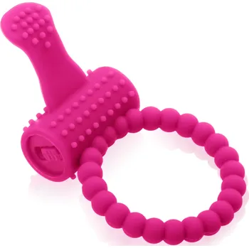 Návlek na penis KULIČKOVÝ KROUŽEK NA PENIS VIBRACE VÝSTUPKY MASÁŽ - 75091973