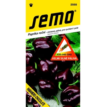 Semeno SEMO Habanero Chocolate silně pálivá 15 ks
