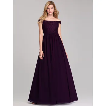 Dámské šaty Dlouhé fialové šaty Ever Pretty 7868 Velikost: 4XL / 48 / 16 / 20