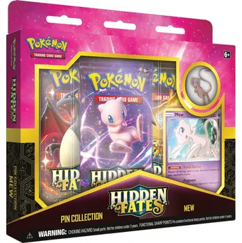 Nintendo Pokémon Hidden Fates Pin Collection Mew Sběratelská karetní hra Nintendo Pokémon Hidden Fates Pin Collection Mew