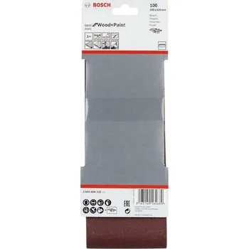 Brusný papír 3x Brusný pás - brusivo pro pásové brusky Bosch Best for Wood and Paint X440 100x610mm, zr. 100, pro brusky Bosch, Hitachi, Holz-Her, Makita, Ryobi, Wegoma (2608606132)