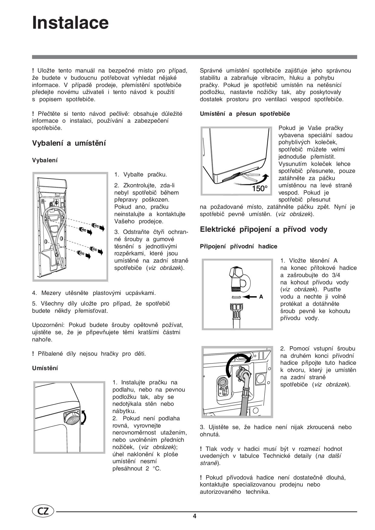 Indesit WITL 6 User Manual