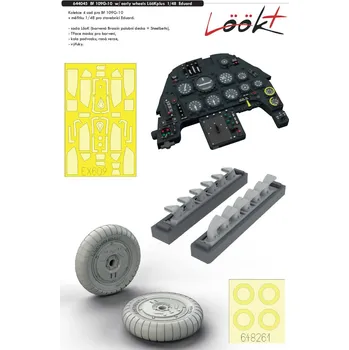Plastikový model Eduard 1/48 Bf 109G-10 w/ early wheels LöökPlus (EDUARD)