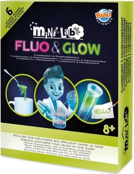 Dětská vědecká sada Buki France miniLab Fluo and Glow experimenty