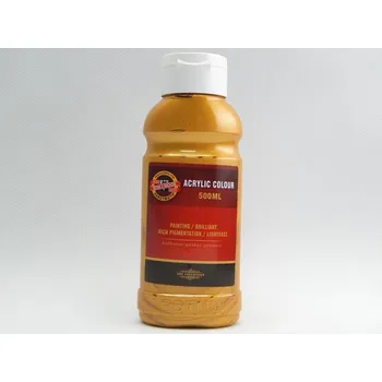 Vodová barva Koh-i-noor Barva akrylová 500ml zlatá Koh-i-noor 1627/0810 248