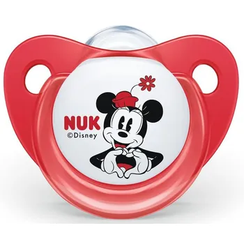dudlíky NUK Trendline Disney Mickey červený 6-18 m