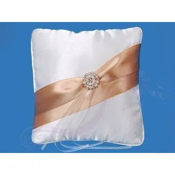 Dekorativní polštářek Paris Dekorace Polštářek na prstýnky zlatá D-PKW13