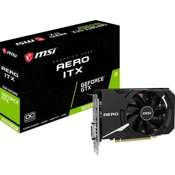 MSI GeForce GTX 1650 Super Aero ITX OC 4 GB (GTX 1650 SUPER AERO ITX OC) Grafická karta MSI GeForce GTX 1650 Super Aero ITX OC 4 GB (GTX 1650 SUPER AERO ITX OC)