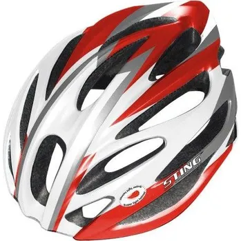 Ráfek na kolo Sting přilba ST-804B (červená/bílá)