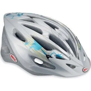 Bell přilba Venture (silver/aqua flower)