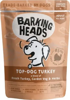 Krmivo pro psa Barking Heads Top Dog Turkey 300 g