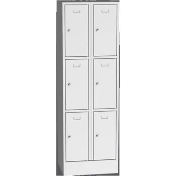 Policová skříň SBS 32 6 Odkládací skříň, boxová skříně Barvy skříní	 šedo-červená RAL3000