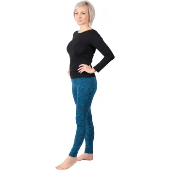 Dámské legíny dámské modré termolegíny