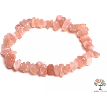 Náramek Magieprirody.cz Náramek sekaný - Měsíční kámen oranžový - tromlovaný - 69