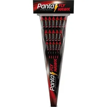 Zábavní pyrotechnika Rakety Fly Hawk 17ks