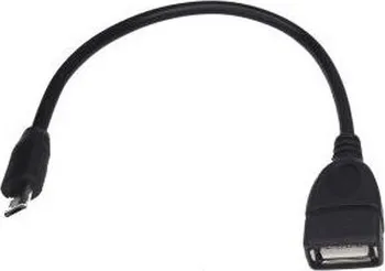 Datový kabel Gamacz USB OTG 20 cm černý
